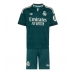 Real Madrid Denzel Dumfries #24 Bortedraktsett Barn 2026-27 Kortermet (+ Korte bukser)